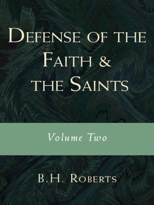 cover image of Defense of the Faith and the Saints: Volume Two
